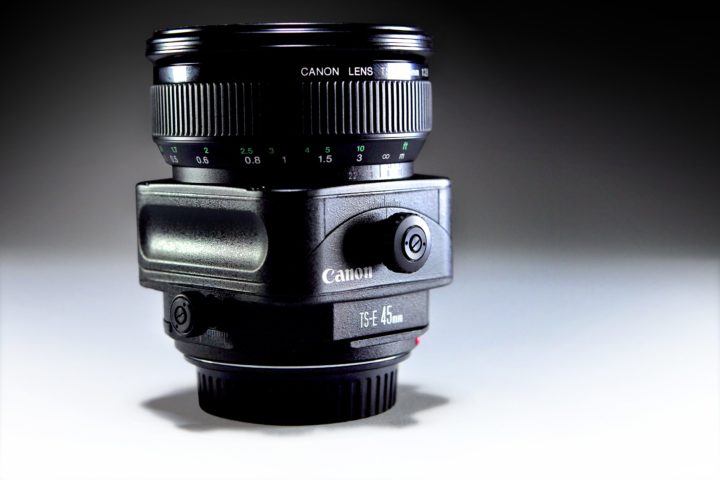 CANON 45mm 2.8 and 24mm 3.5 tilt shift lenses