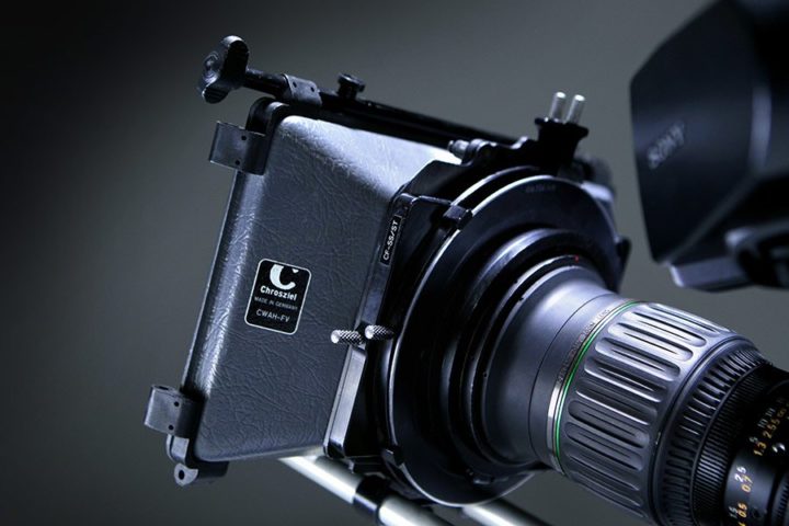 Chrosziel 15 mm Rail Mount or Clip On 2 Stage B4 Lens Matte Box